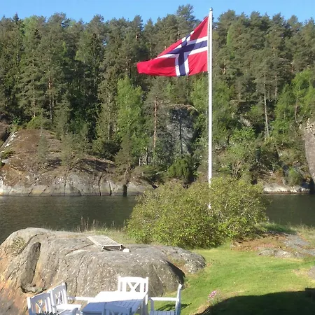 Semesterbostad Captain's House With Private Dock In Bamble
