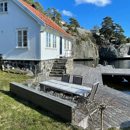 Captain's House With Private Dock In Bamble Semesterbostad *
