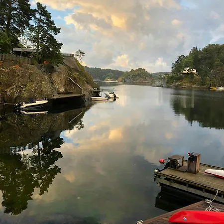 Captain's House With Private Dock In Bamble Дом отдыха Stathelle